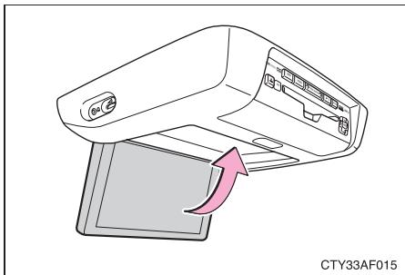 TOYOTA Highlander (2009) - Ouverture et fermetre de I'ecran - 2