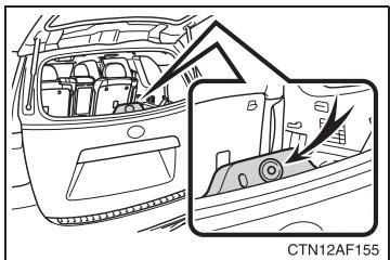 TOYOTA Highlander (2009) - Manipulation de la lunette arrête - 1