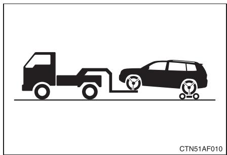 TOYOTA Highlander (2009) - Remorquage avec une dépanneuse à paniers - 2