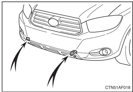 TOYOTA Highlander (2009) - Remorquage de secours - 1