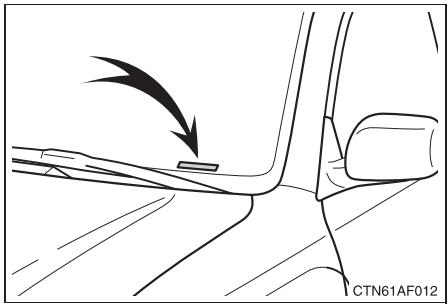 TOYOTA Highlander (2009) - ■ Numéro d'identification du vehicule - 2