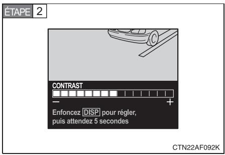 TOYOTA Highlander (2009) - Réglage du contraste - 1
