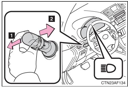 TOYOTA Highlander (2009) - Allumage des feuels de route - 1