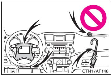 TOYOTA Highlander (2009) - ■ Précautions à observer avec les sacs de sécurité gonflables SRS - 1