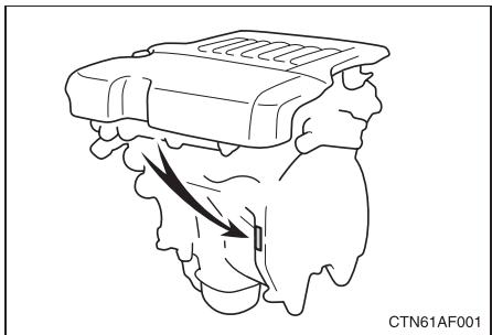 TOYOTA Highlander (2009) - Numéro du moteur - 2