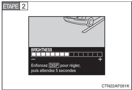 TOYOTA Highlander (2009) - Réglage de la luminosité - 1
