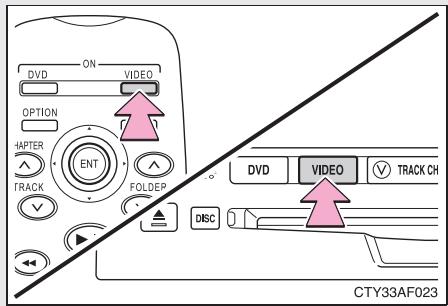 TOYOTA Highlander (2009) - Utilisation du mode video - 1