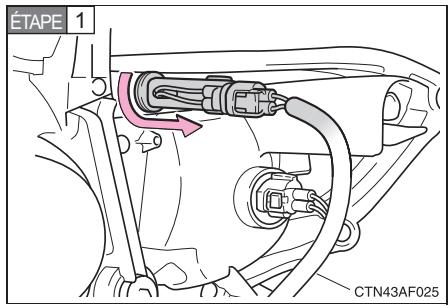 TOYOTA Highlander (2009) - Feux de stationnement et de position latéraux avant - 1