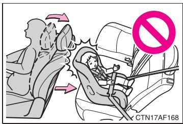 TOYOTA Highlander (2009) - En cas d'installation d'un siège de sécurité infant - 1