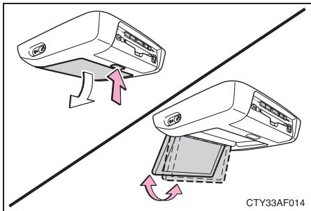 TOYOTA Highlander (2009) - Ouverture et fermetre de I'ecran - 1