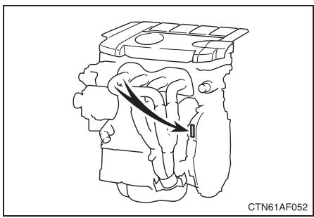 TOYOTA Highlander (2009) - Numéro du moteur - 1