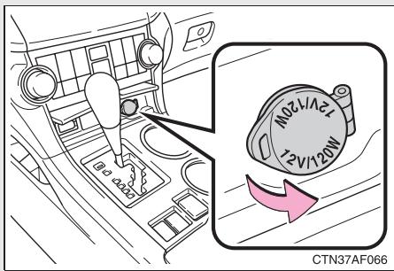 TOYOTA Highlander (2009) - Prises d'alimentation - 2