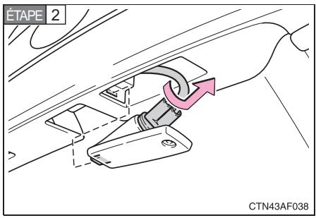 TOYOTA Highlander (2009) - Éclairage de plaque d'immatriculation - 2