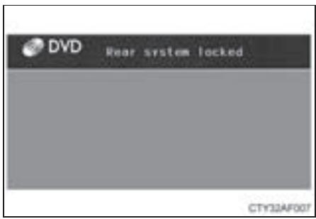 TOYOTA Highlander (2009) - ■ Verrouillage du système multimédia aux places arrêté (sur modèles équipés) - 1