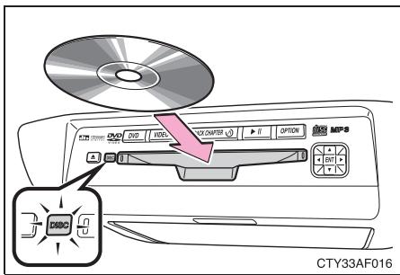 TOYOTA Highlander (2009) - Chargement d'un disque - 1
