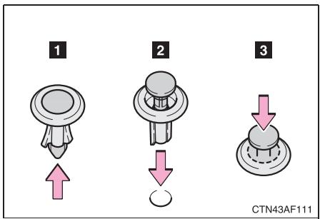 TOYOTA Highlander (2009) - Habillage du compartmente moteur - 2