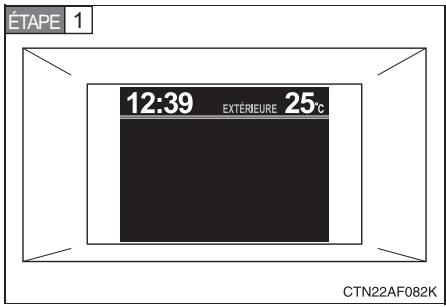 TOYOTA Highlander (2009) - Réglage de l'affichage - 1