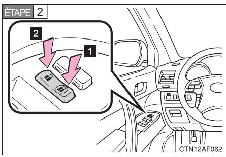 TOYOTA Highlander (2009) - Réglage et annulation des fonctions - 1