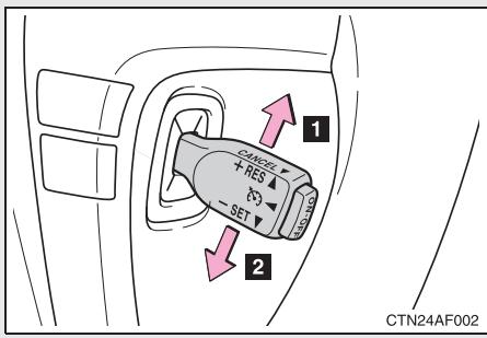 TOYOTA Highlander (2009) - ■ Programmation de la vitesse désirée - 1