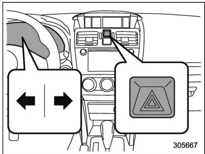 SUBARU WRX STI (2019) - Feux de détresse - 1