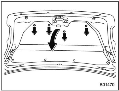 SUBARU WRX STI (2019) - Éclairage de plaque d'immatriculation - 1