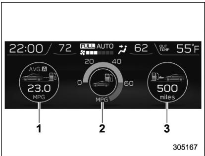 SUBARU WRX STI (2019) - Écran d'information - 1