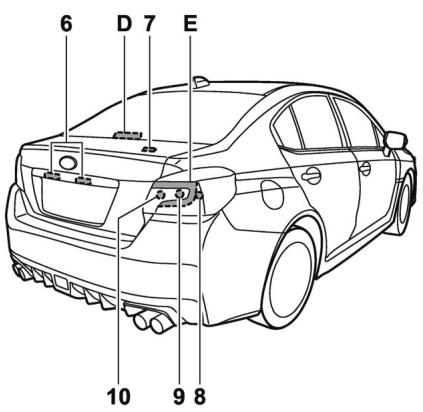 SUBARU WRX STI (2019) - Ampoules électriques - 3