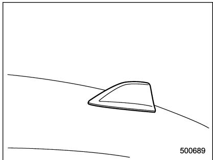 SUBARU WRX STI (2019) - Antenne de toit - 1