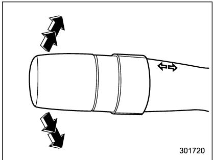 SUBARU WRX STI (2019) - Manette des clignotants de direction - 1