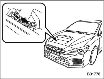 SUBARU WRX STI (2019) - Ouverture du capot: - 2