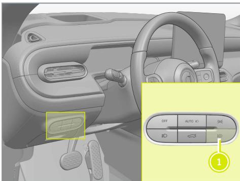 SMART 1 (2023) - Les feux de route adaptatifs ne reconnaissent pas les conditions routières suivantes : - 1