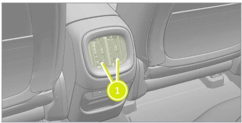SMART 1 (2023) - Réglage de la bouche d'air arrière - 1