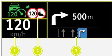 SMART 1 (2023) - Zone de projection de l'affichage tête haute - 1