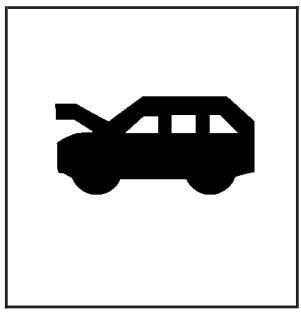 Pontiac Torrent (2007) - Levier d'ouverture du capot - 1