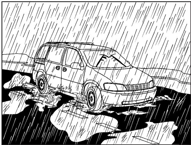 Pontiac Torrent (2007) - Conduite sous la pluie et sur routes mouillées - 1