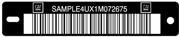 Pontiac Torrent (2007) - Numéro d'identification du véhicule (NIV) - 1