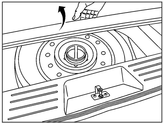 Pontiac Torrent (2007) - Dépose du pneu de secours et des outils - 1