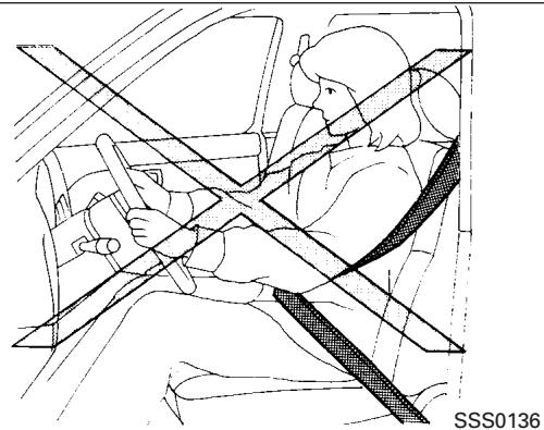 NISSAN Versa Note (2016) - PRECAUTIONS CONCERNANT L'UTILISATION DES CEINTURES DE SECURITE - 1