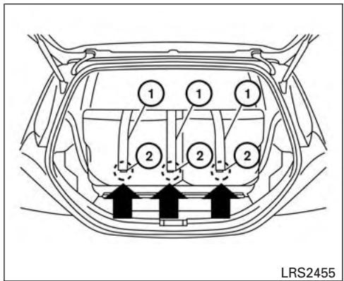 NISSAN Versa Note (2016) - Ensemble de retenue orienté vers l'avant, étape 10 - 1