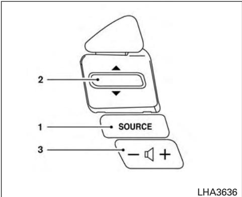 NISSAN Versa Note (2016) - Type A (selon l'équipement) COMMANDES DU SYSTÉME AUDIO SUR LE VOLANT - 2