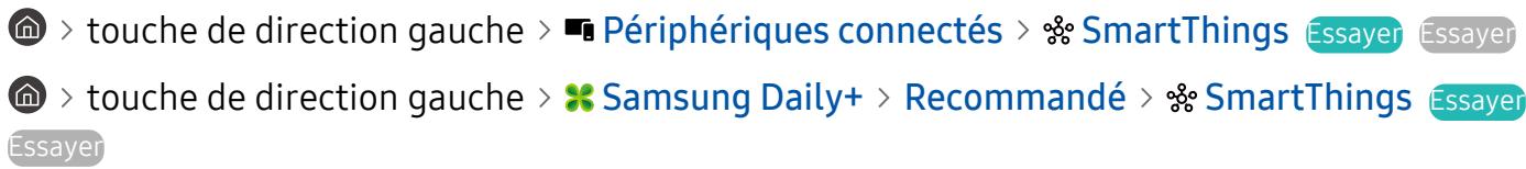 SAMSUNG TQ75QN70F - L'utilisation du SmartThings - 1