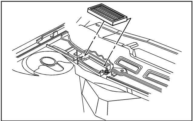 Buick Lacrosse 1 (2004-2009) - Filtre à air de l'habitacle - 2