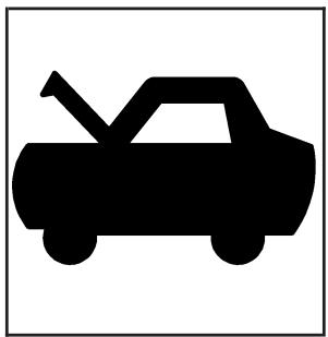 Buick Lacrosse 1 (2004-2009) - Levier d'ouverture du capot - 1