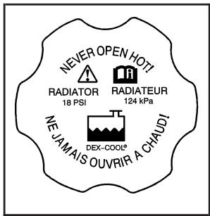 Buick Lacrosse 1 (2004-2009) - Procédure d'ajout de liquide de refroidissement au système de refroidissement (moteur V8 de 5,3 L) - 1