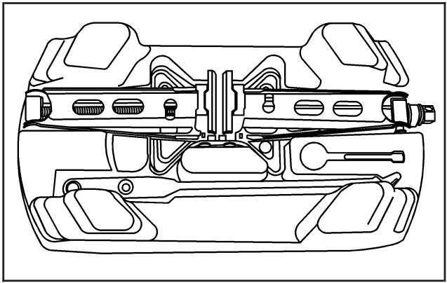 Buick Lacrosse 1 (2004-2009) - Dépose du pneu de secours et des outils - 2