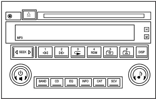 Buick Lacrosse 1 (2004-2009) - Autoradio(s) - 1