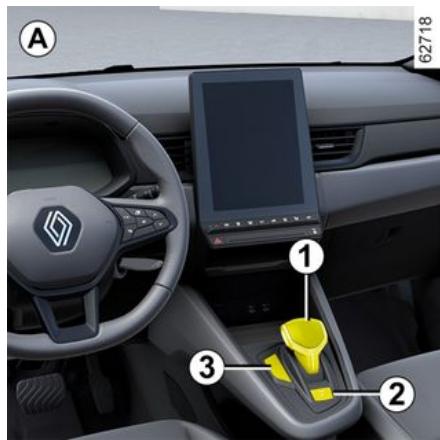 RENAULT Captur 2 Phase 2 (2024) - Boîte de vitesses automatique, levier électronique A - 1