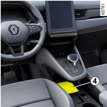 RENAULT Captur 2 Phase 2 (2024) - Rangement de console centrale/ zone de charge d'induction 4 - 1