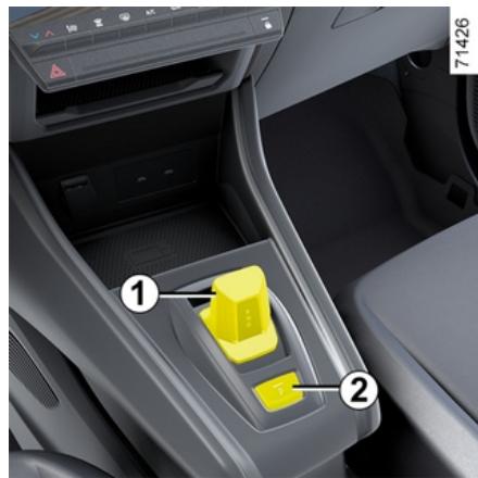 RENAULT Captur 2 Phase 2 (2024) - Boîte de vitesses automatique, levier électronique B - 1