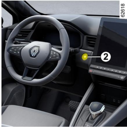 RENAULT Captur 2 Phase 2 (2024) - Contacteur de démarrage, véhicule avec carte - 2